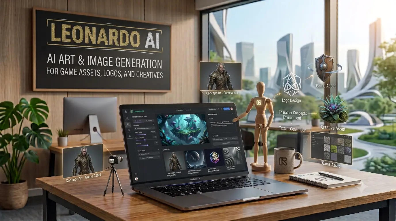 Leonardo AI – AI art and image generation for game assets, logos, and creatives