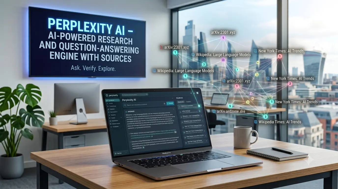 Perplexity AI – AI-powered research and question-answering engine with sources